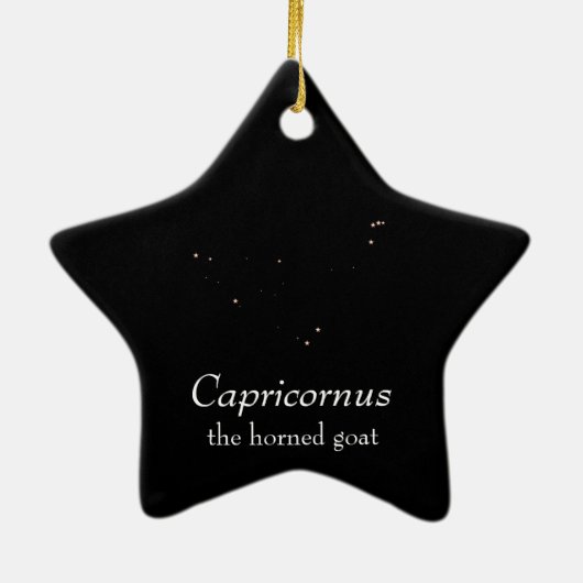 Capricornus Constellation Keramisch Ornament (Achterkant)