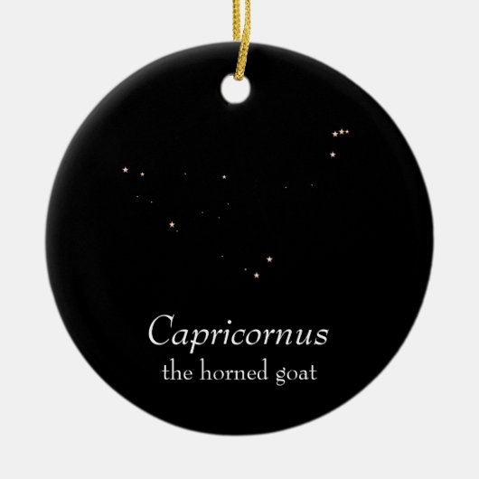 Capricornus Constellation Keramisch Ornament (Voorkant)
