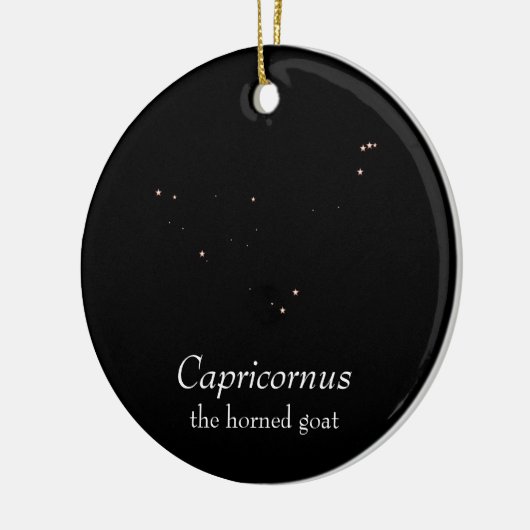 Capricornus Constellation Keramisch Ornament (Links)