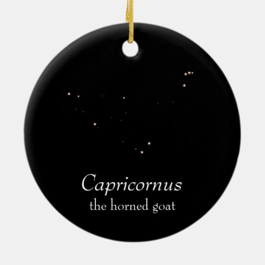 Capricornus Constellation Keramisch Ornament (Achterkant)