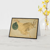 Capricornus (Steenbok) Kaart (Gele Bloem)