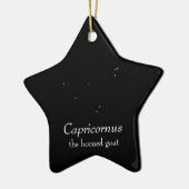Capricornus sterrenbeeld keramisch ornament (Links)