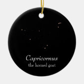 Capricornus-sterrenbeeld Keramisch Ornament (Voorkant)