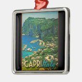 Capris Italy Vintage Travel Metalen Ornament (Links)