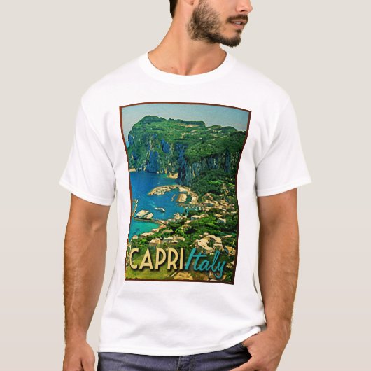 Capris Italy Vintage Travel T-shirt (Voorkant)