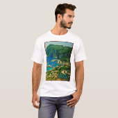 Capris Italy Vintage Travel T-shirt (Voorkant volledig)