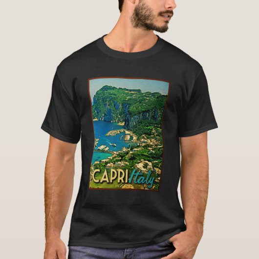 Capris Italy Vintage Travel T-shirt (Voorkant)