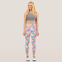 Capris met hoog wasgehalte