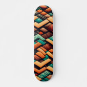 Capris met hoog wasgehalte persoonlijk skateboard (Voorkant)