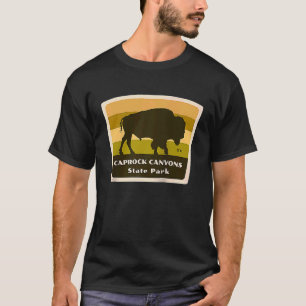 Caprock Canyons State Park and Trail Texas TX Biso T-shirt