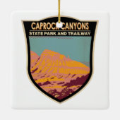 Caprock Canyons State Park and Trailway Texas Keramisch Ornament (Achterkant)