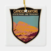 Caprock Canyons State Park and Trailway Texas Keramisch Ornament (Voorkant)