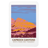 Caprock Canyons State Park and Trailway Texas Magneet (Verticaal)