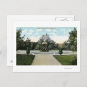 Capron Park Uitzicht van de fontein Briefkaart (Voorkant / Achterkant)