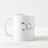 Capsaïcine Molecule Chemie Kruidig voedsel liefheb Koffiemok (Links)