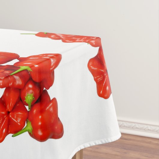 Capsicum Chinense Chili Katoen Tafelkleed (Voorbeeld)