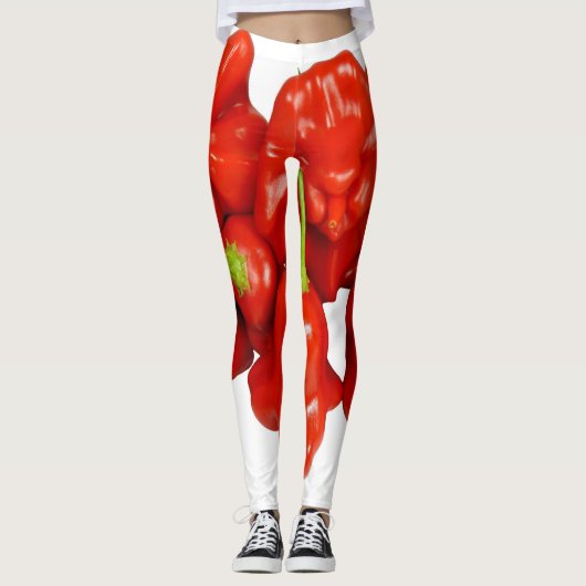 Capsicum Chinense Chili Leggings (Voorkant)