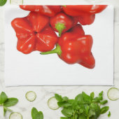 Capsicum Chinense Chili Tea Towel Theedoek (Gevouwen)