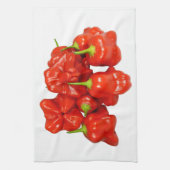 Capsicum Chinense Chili Tea Towel Theedoek (Verticaal)