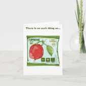 Capsicum Rode paprika zaden Kaart (Voorkant)