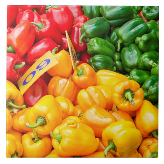 Capsicums Tegeltje (Voorkant)