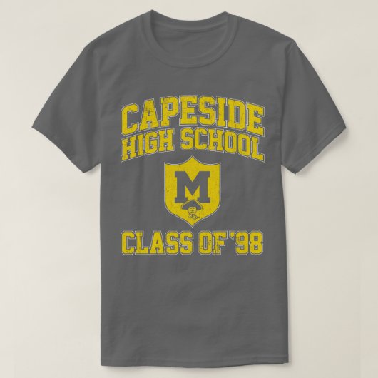 Capside High School Klasse van 98 Dawsons Creek T-shirt (Design voorkant)