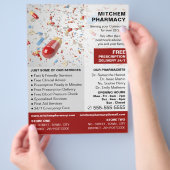 Capsule Design, Pharmaceuticals, Farmacotherapie A Flyer (Hand)