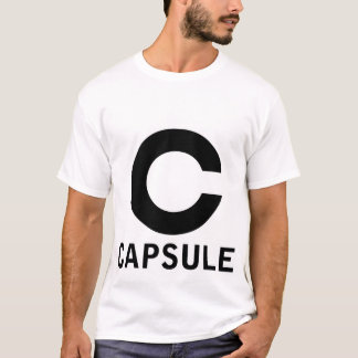 Capsule logo t-shirt (alleen zwart, wit shirt)