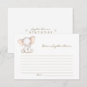 Capsule met laadtijd Waterverf Baby Advieskaart (Voorkant / Achterkant)