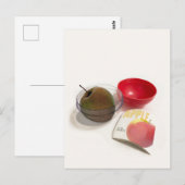 Capsule Speelgoed Apple Food Price Consumerisme Briefkaart (Voorkant / Achterkant)