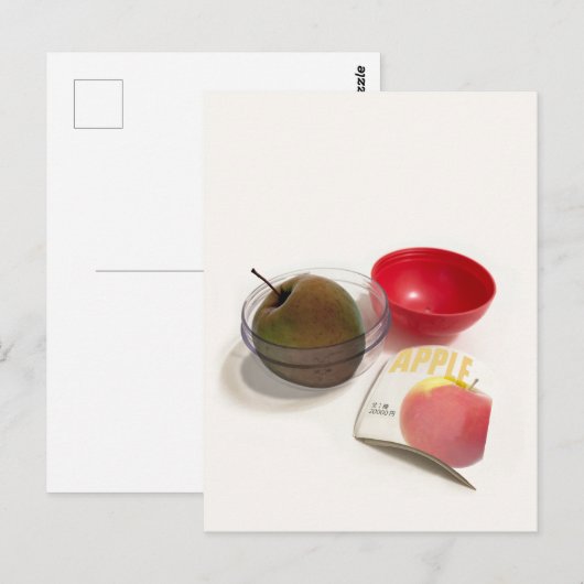 Capsule Speelgoed Apple Food Price Consumerisme Briefkaart (Voorkant / Achterkant)