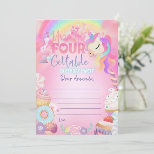 Capsule, vier ooit gezoet kaart (Staand voorkant)