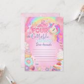 Capsule, vier ooit gezoet kaart (Voorkant / Achterkant in situ)