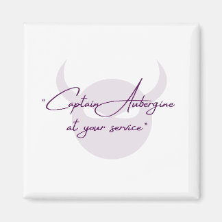 Capt. aubergine magneet