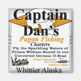 CAPT Captain Dan's Pagan Fishing Charters Whittier Magneet