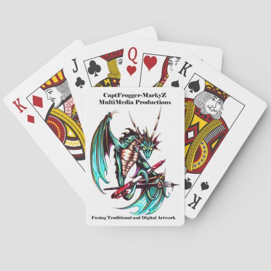 Capt Frogger-MarkyZMMP Logo Speelkaarten (Achterkant)