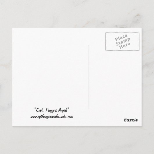 Capt. Froggers Angels Briefkaart (Achterkant)