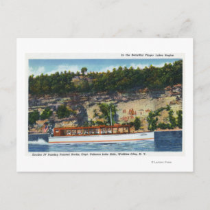 Capt. Palmers Lake Ride Stroller IV Boat Scene Briefkaart