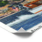 Capt. Palmers Lake Ride Stroller IV Boat Scene Poster (Hoek)