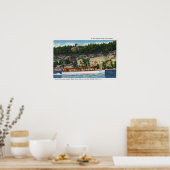 Capt. Palmers Lake Ride Stroller IV Boat Scene Poster (Keuken)