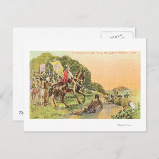 Capt. Portola's eerste Uitzicht Briefkaart (Voorkant / Achterkant)