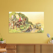 Capt. Portola's eerste Uitzicht Canvas Afdruk (Insitu (Woonkamer))