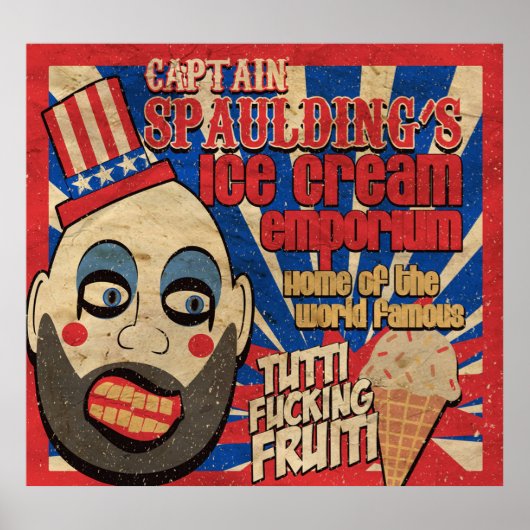 Capt Spauldings Ice Cream Emporium Poster (Voorkant)