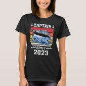 Captain 2023 Boat Driving Licence  Motorboat  Sail T-shirt (Voorkant)