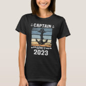 Captain 2023 Boat Driving Licence Motorboat Sailin T-shirt (Voorkant)