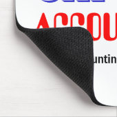 Captain Accountant Accounting Superhero Muismat (Hoek)