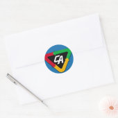 Captain Action Logo Sticker (Envelop)