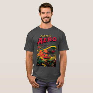 CAPTAIN AERO Cool Pulp Magazine T-Shirt