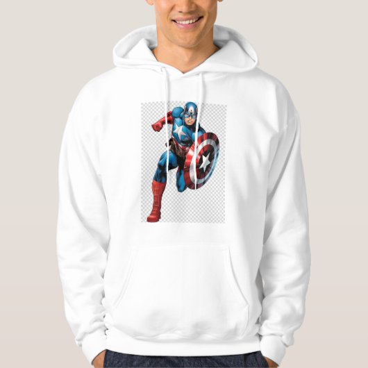 Captain america hoodie (Voorkant)