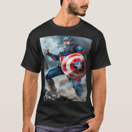 Captain America – Lightning Shield of Freedom T-shirt